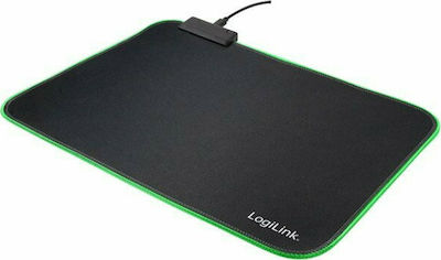 LogiLink Medium Gaming Mouse Pad with RGB Lighting Black 350mm ID0183