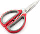 SDS-4249 Scissors 9cm with Metallic Blade Red