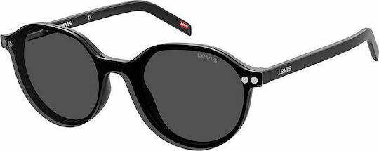 Levi's Acetate Prescription Eyeglass Frame with Clip-On Black LV 1017/CS 807/IR