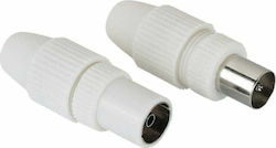 HAMA 00205212 Βύσμα Coaxial 2τμχ