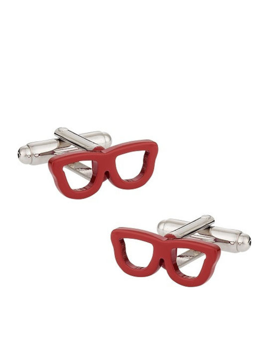Glasses Manschettenknöpfe in Rot Farbe