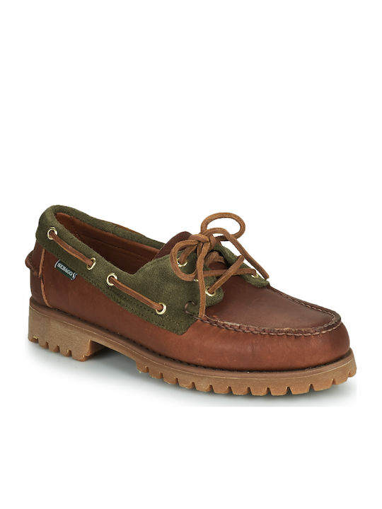 Sebago Trickey Men s Leather Boat Shoes Brown 751148W A1Q Skroutz.ro