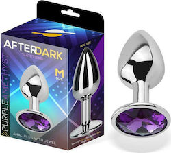 LateToBed Afterdark Purple Amethyst Dop Anal Mediu Argintie 8.2cm LateToBed Afterdark Purple Amethyst Dop Anal Mediu Argintie 8.2cm