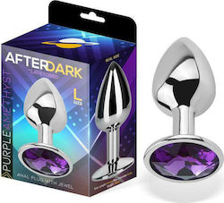 LateToBed Afterdark Purple Amethyst Anal Plug Groß Silber 9.5cm LateToBed Afterdark Purple Amethyst Anal Plug Groß Silber 9.5cm