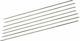 Ready Square Skewer Inox Portion 0.5x0.5x50cm Commercial Serving Item 50x0.5x50cm.