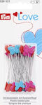 Prym Safety Pins Butterfly & Heart Pins 50pcs 028521