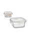 Lunch Box Glass Transparent 400ml 1pcs