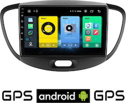 Car-Audiosystem für Hyundai i10 2008-2013 (Bluetooth/USB/AUX/WiFi/GPS) mit Touchscreen 9"