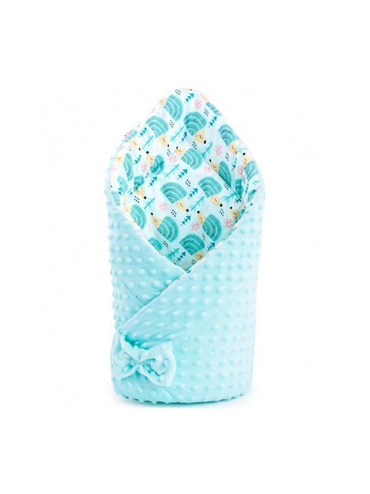 New Baby Pătură Pepinieră Swaddling pături Minky 100% bumbac Verde 75x75cm