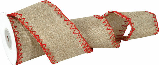 Lianos Christmas Ribbon Beige 850cm 1pc