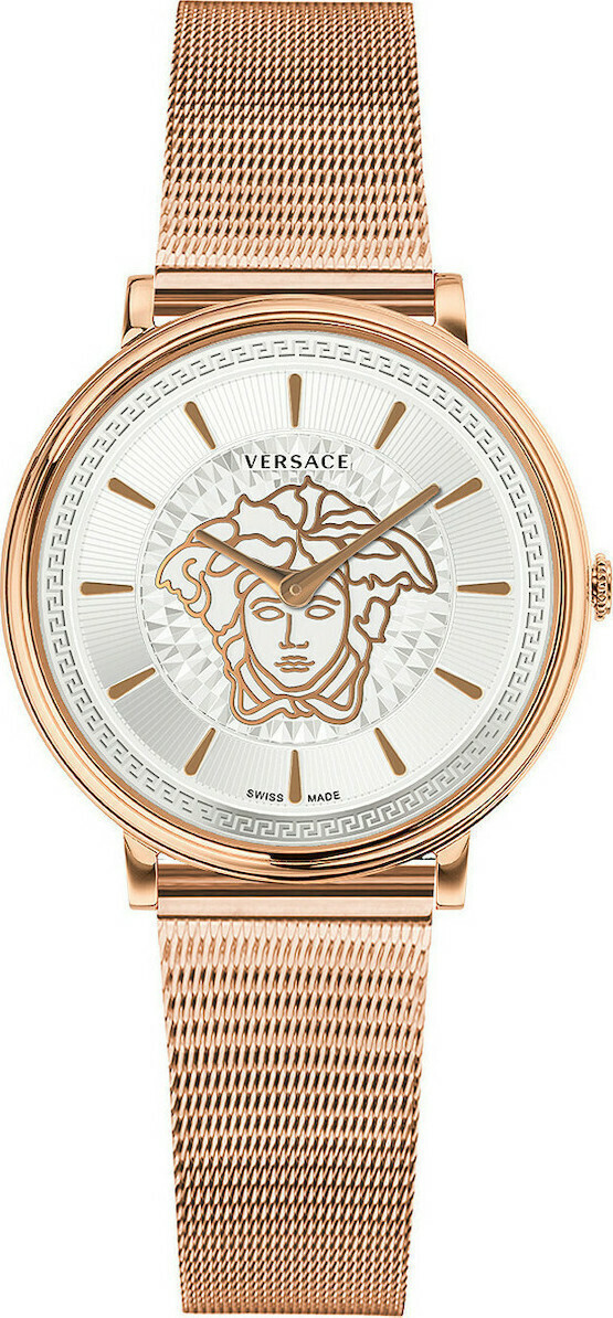 Rose Gold Versace V Metal Versace V-Metal Icon Rose Gold Men's