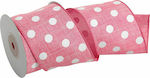 Lianos Crăciun Panglică Roz 850cm 1buc Polka Dot