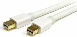 StarTech Cablu mini DisplayPort de sex masculin - mini DisplayPort de sex masculin 2m Alb (MDPMM2MW)