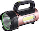 Rechargeable Flashlight LED Dual Function T93 Black