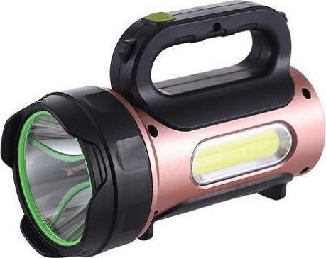 Rechargeable Flashlight LED Dual Function T93 Black