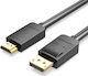 Vention Cable DisplayPort male - HDMI male 1.5m Μαύρο (HADBG)