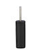 Wenko Alassio Inox Toilet Brush Black