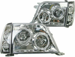 Μπροστινά Φανάρια Angel Eyes για Toyota Land Cruiser 1996-2003 2τμχ