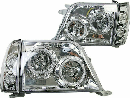 Front Lights Angel Eyes for Toyota Land Cruiser 2pcs