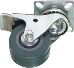 00465 Rotating Wheel with Brake 75mm