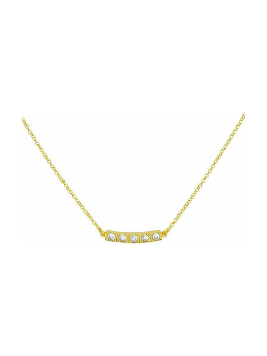 Excite-Fashion Halskette aus Vergoldet Silber mit Zirkonia