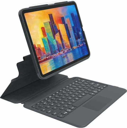 Zagg Pro Keys With Trackpad Flip Cover με Πληκτρολόγιο στα Αγγλικά US English UK (iPad Pro 2018 11" / iPad Pro 2020 11" / iPad Pro 2021 11")