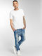 DFJS097BLU Pantaloni Jeans pentru Bărbați Elastic Blue