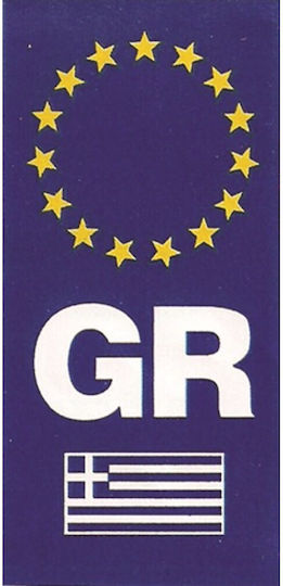 Quattroerre Adhesive Flag for Car Europe 47 x 29cm