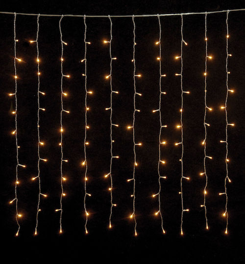 540 Λαμπάκια LED 3μ. x 200εκ. Θερμό Λευκό τύπου Κουρτίνα