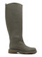 CARMENS LEATHER BOOTS - Olive oil 48029/KAKI