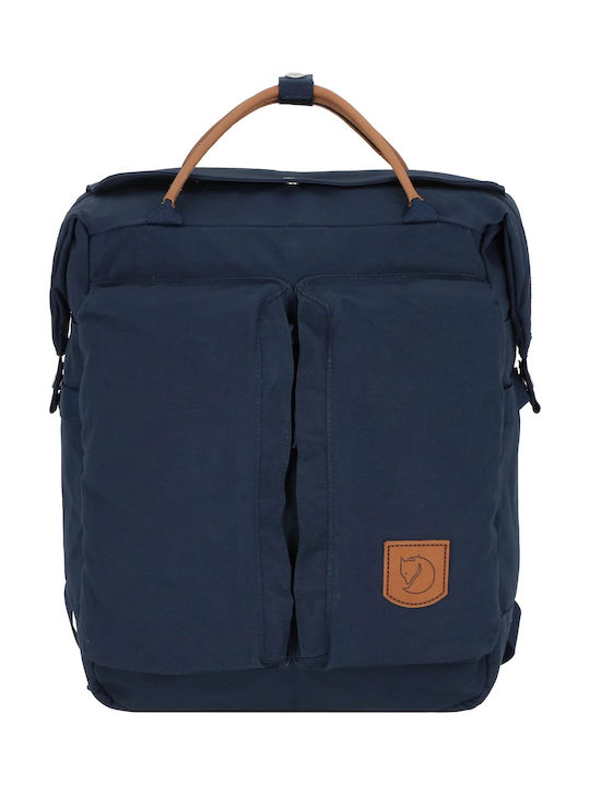 Fjallraven Haulpack Υφασμάτινο Σακίδιο Πλάτης Navy Μπλε