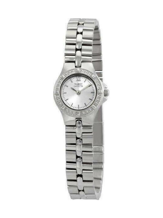 Invicta Wildflower Uhr mit Silber Metallarmband