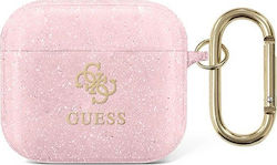 Guess Glitter Collection Θήκη Σιλικόνης για Apple AirPods 3