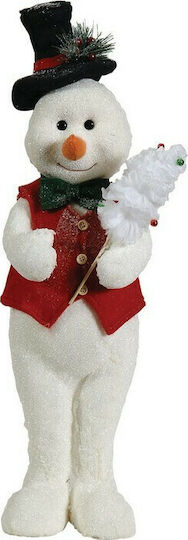 Lianos Weihnachtliche Figur SNowman Weiß Höhe 59cm