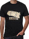 Beige T-shirt Nirvana Schwarz 9103