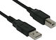 Bridge Cable USB 2.0 Kabel USB-A-Stecker - USB-B-Stecker Schwarz 1.5m 30632