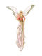 Lianos Christmas Ceramic Figure Fairy Pink Height 38cm