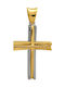 Damen Gold Kreuz 18K