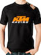 KTM Racing T-shirt Black Cotton