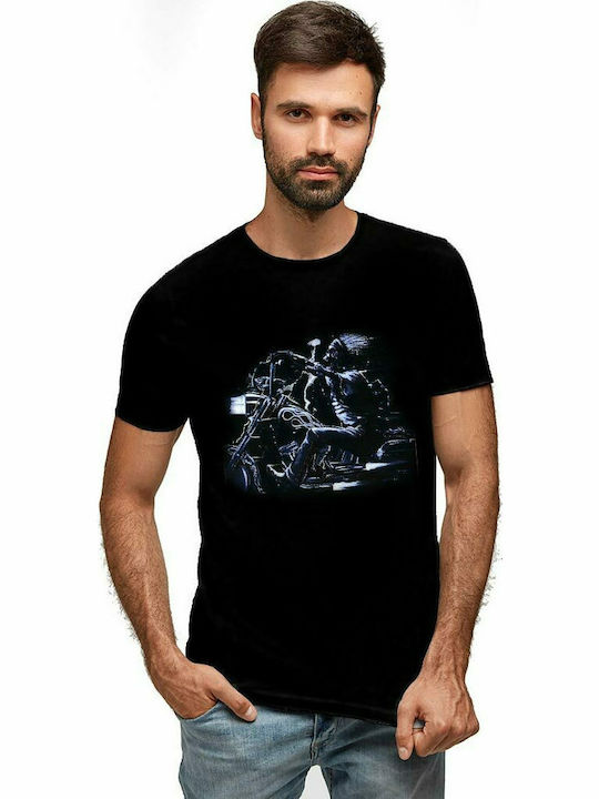 Hell Rider T-shirt σε Μαύρο χρώμα