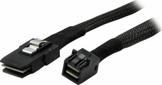 StarTech Mini SAS - HD Mini SAS Cable 1m Μαύρο (SAS87431M)