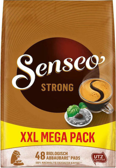 Senseo Capsules Espresso Strong Compatible with Machine Senseo Pads 48caps,tobolek