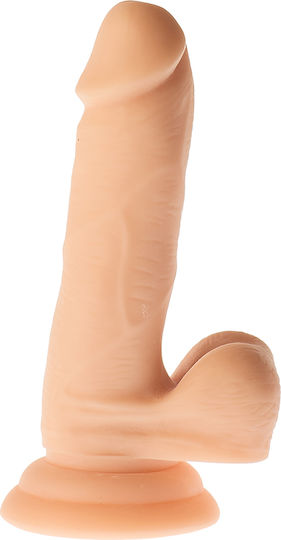 Dream Toys Mr. Dixx Naughty Nick Dildo Ρεαλιστικό Dildo με Όρχεις και Βεντούζα Flesh 14cm