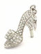 Glamour Charm с камъни с камъни Бяла обувка