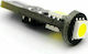 Λάμπα Αυτοκινήτου T10 3 SMD Canbus LED 5000K Ψυχρό Λευκό 12V