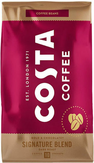 Costa Coffee Καφές Espresso Signature Dark Roast σε Κόκκους 1kg
