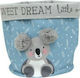 Faitakis Pack Faitakis Pack Baptism Decorations Koala Flowerpot/Planter 20x15cm