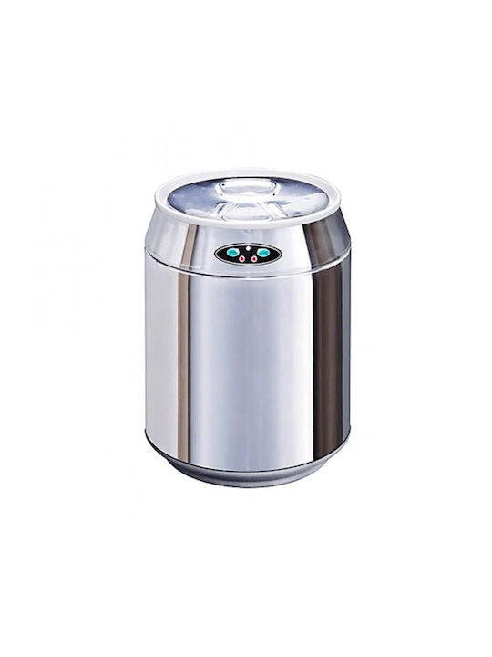 Ecosales Trendy Koala Waste Bin Made of Inox Silver 6L