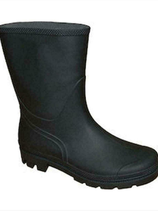 Men's Safety Tibia Wellies Black