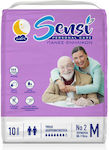 Sensi Incontinence Diapers Medium 10pcs